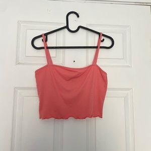 Pink Cropped Tank
